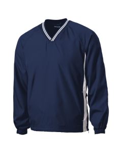 Sport-Tek - Tipped V-Neck Raglan Wind Shirt